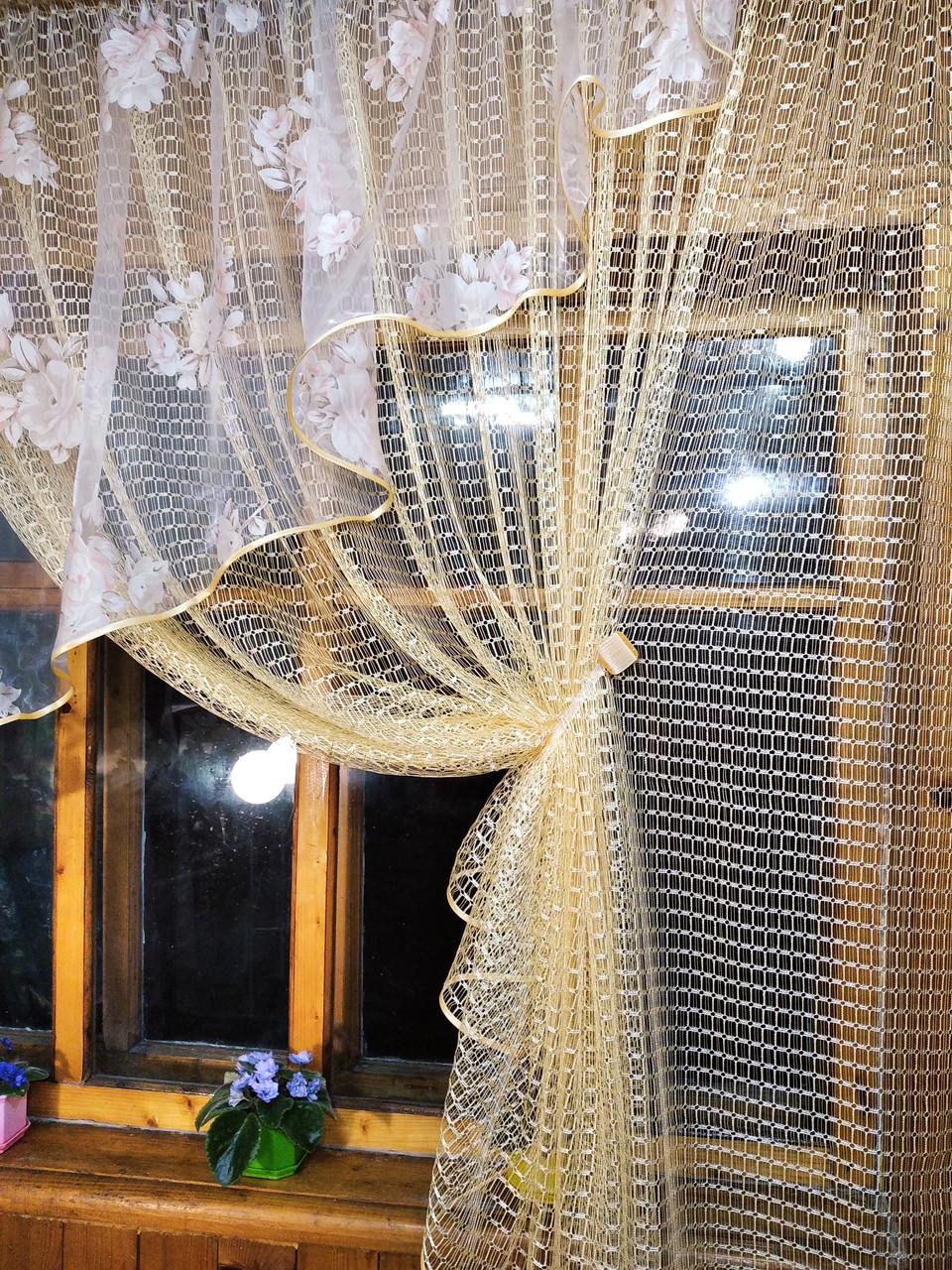 Шторы Фаина левая Абрикосовый бекет (963442224) - фото 6 Шторы Фаина левая Абрикосовый бекет (963442224) - фото 6