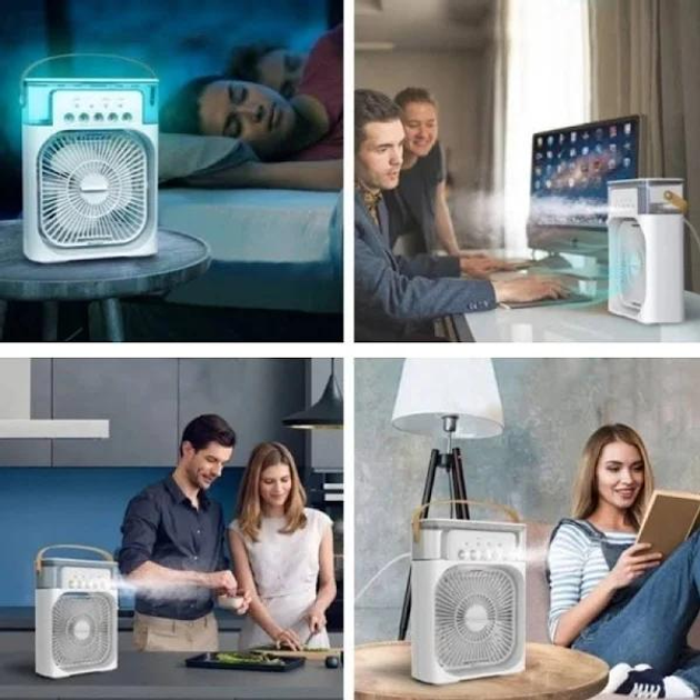 Портативний кондиціонер Air Cooler Fan 4в1 USB (45821-_323) - фото 2