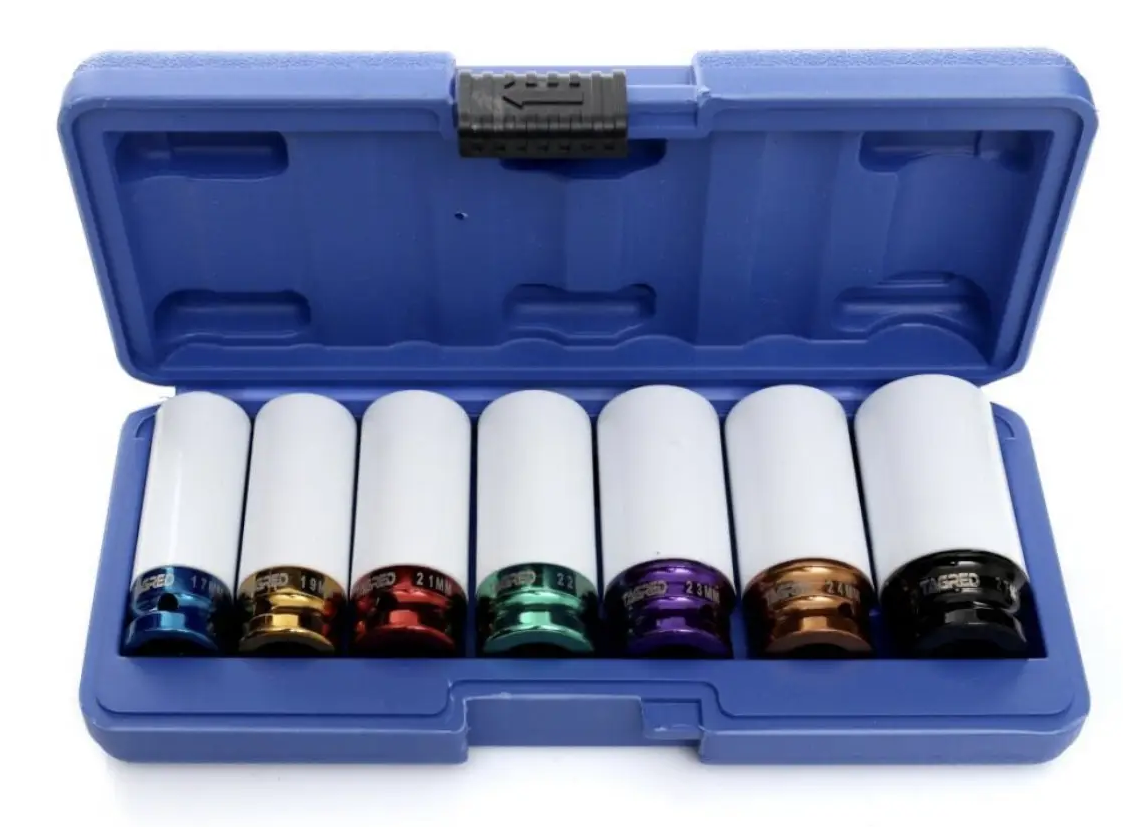 Набор головок для литых дисков ALFA ALIRA-7EL 17-27 мм 7 шт.