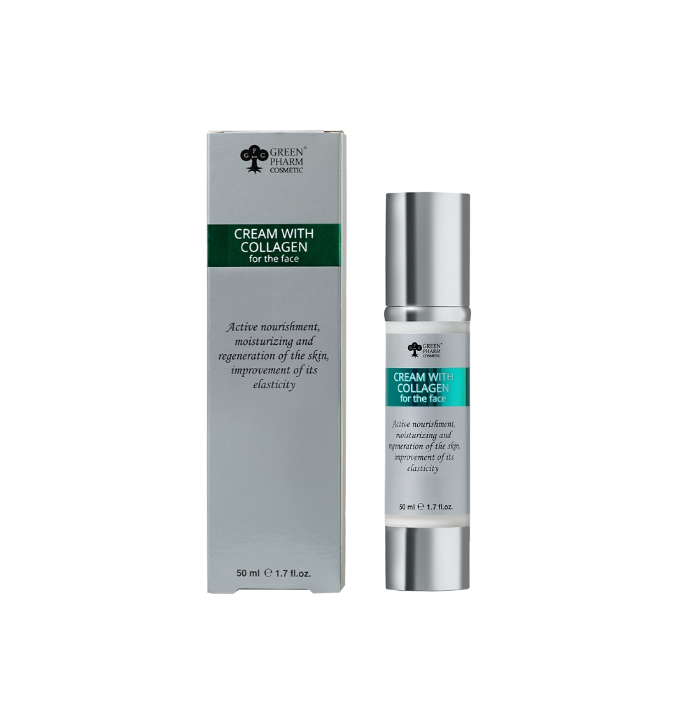 Крем для обличчя з колагеном Green Pharm Cosmetic Cream With Collagen 50 мл