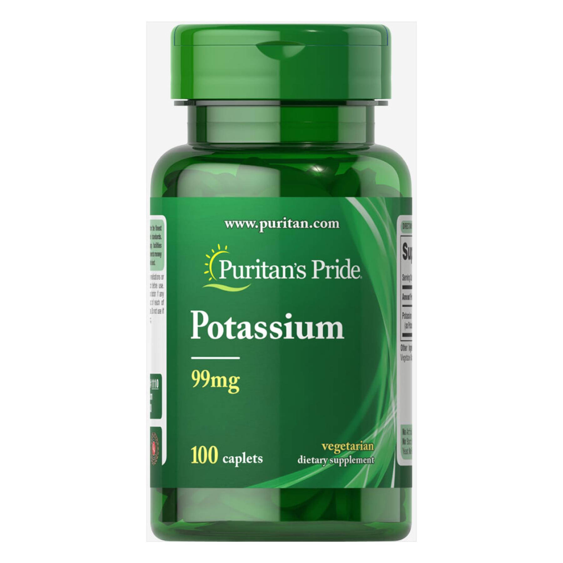 Натуральна добавка Potassium 99 mg 100 caps (100-16-8238887-20)