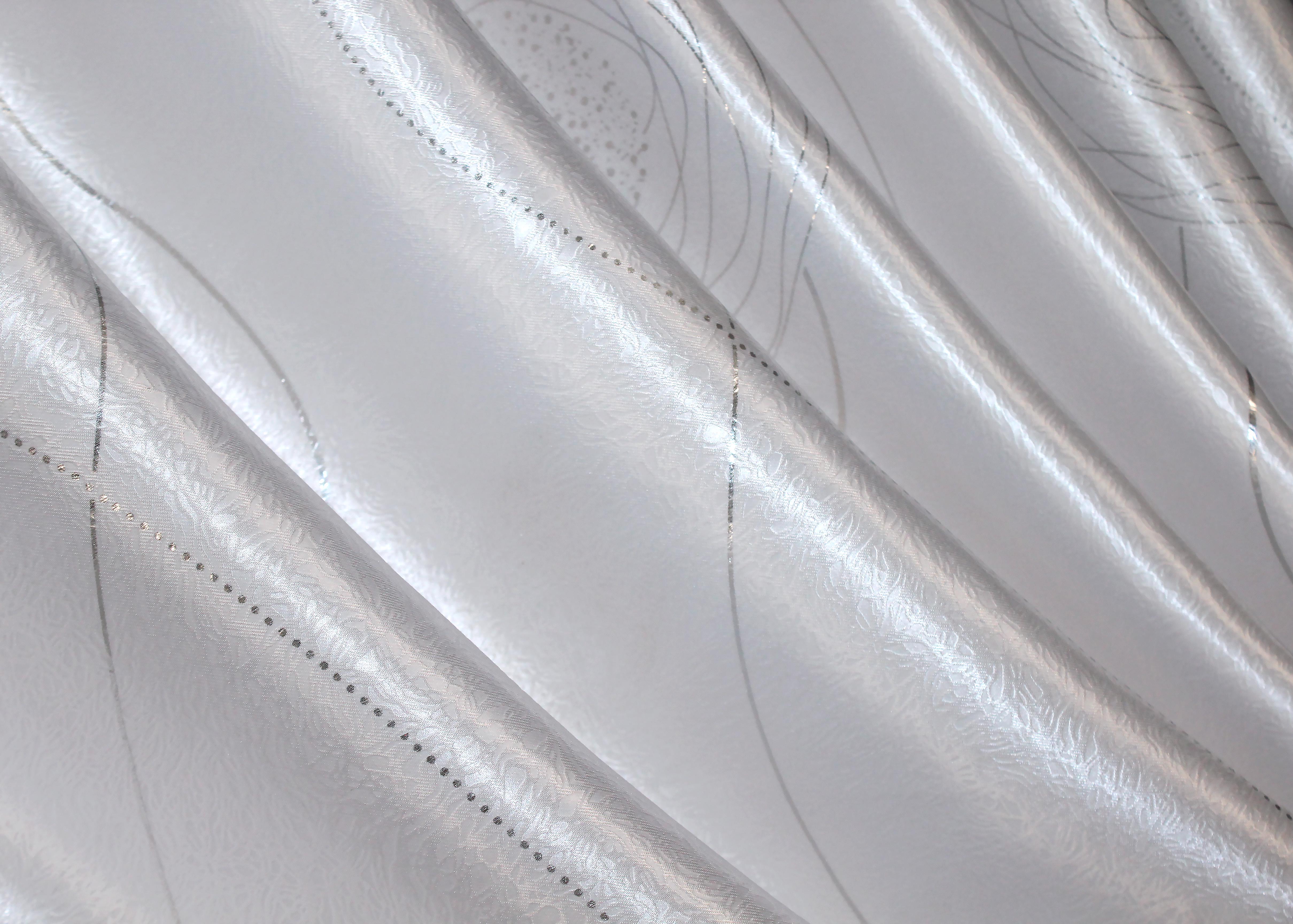 Комплект готовых штор VR-Textil Софт № 1415ш 100х270 см 2 шт. Белый (31-669) - фото 9