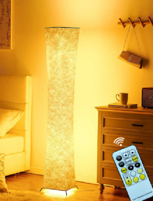Лампа підлогова з USB-живленням та пультом дистанційного керування 20×20×130 см (MA771) - фото 5 Лампа підлогова з USB-живленням та пультом дистанційного керування 20×20×130 см (MA771) - фото 5