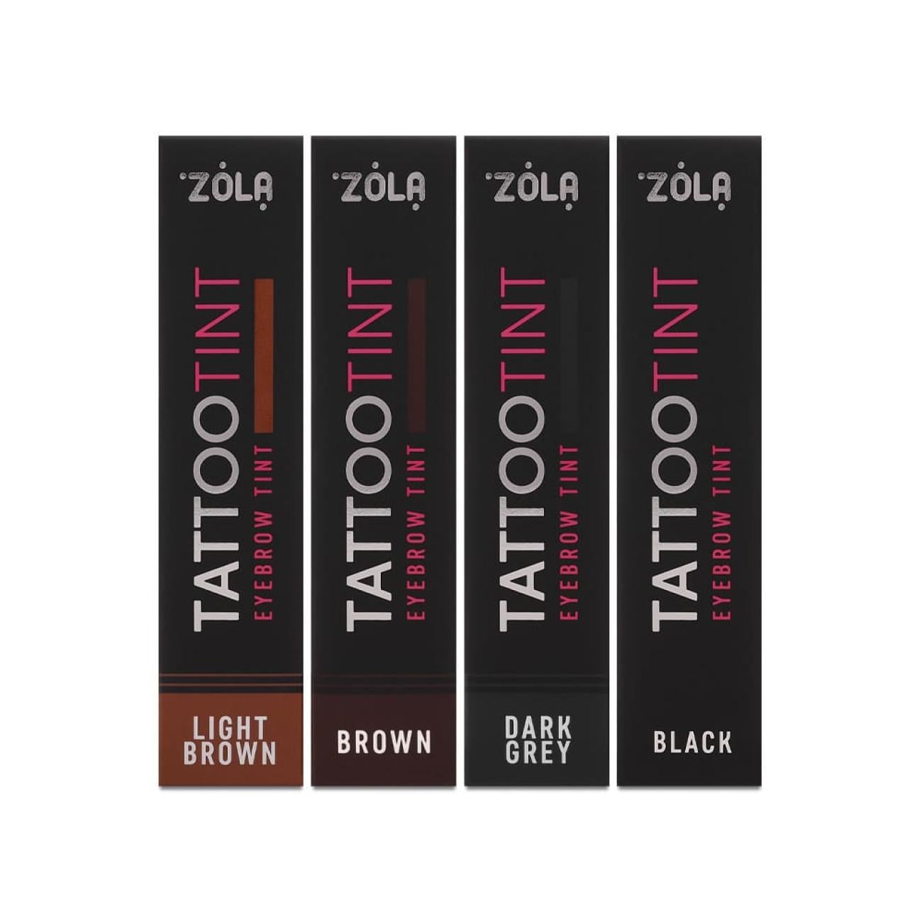 Набір фарб для брів і вій Zola TATTOO TINT (011713)