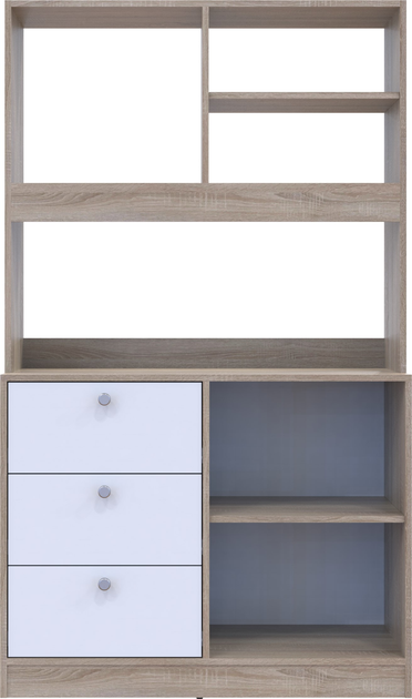 Кухня мини Doros Дуб сонома/Белый (81359335) - фото 6 Кухня мини Doros Дуб сонома/Белый (81359335) - фото 6