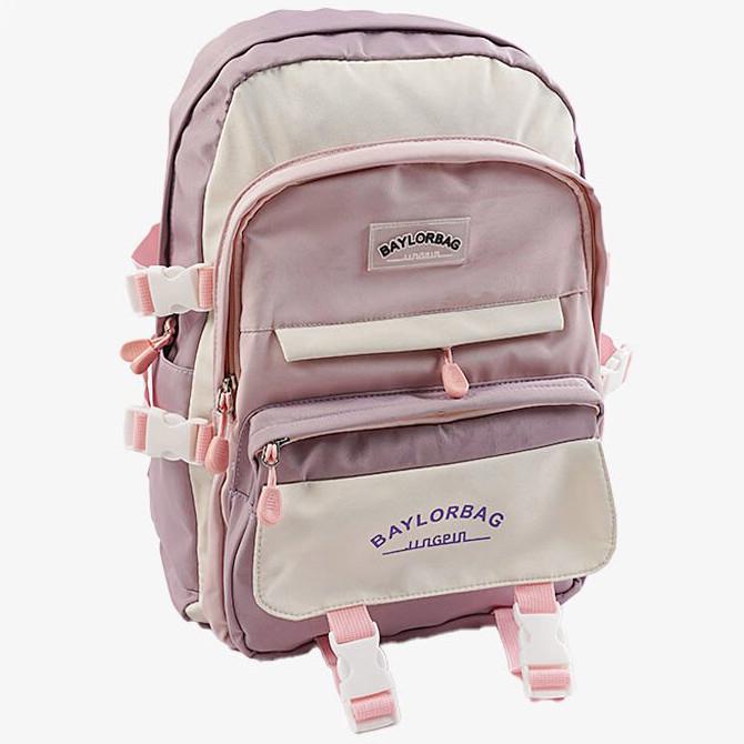 Рюкзак школьный для подростков BAYLORBAG 2 отделения 6 карманов с брелоком (2678046479) - фото 3 Рюкзак школьный для подростков BAYLORBAG 2 отделения 6 карманов с брелоком (2678046479) - фото 3