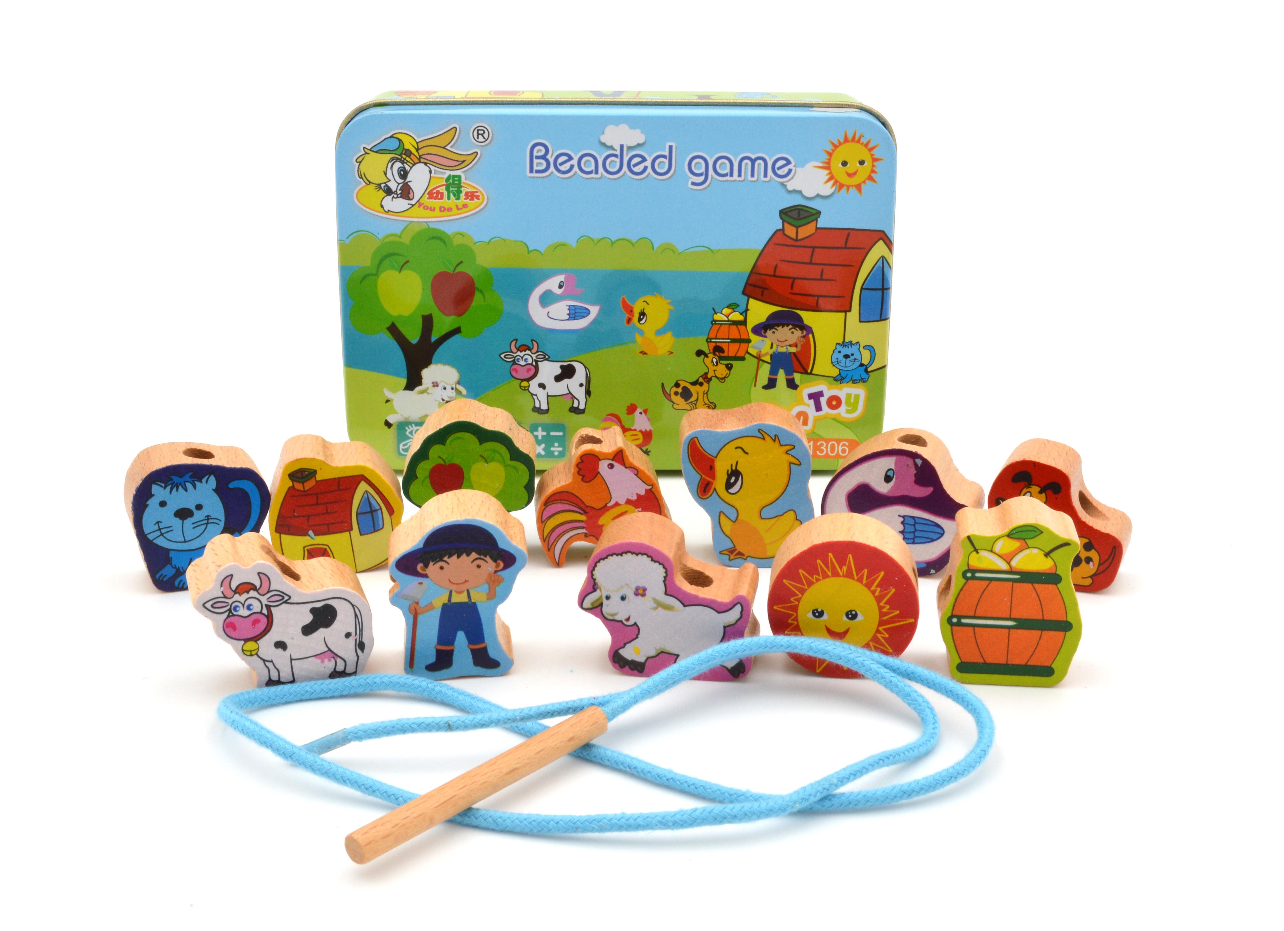 Шнуровка деревянная ферма (74546)