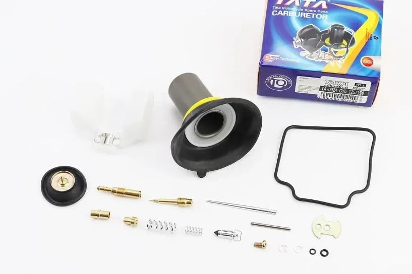 Ремонтный комплект карбюратора 150cc 14 деталей поплавок ускорительная мембрана и мембрана 24 мм