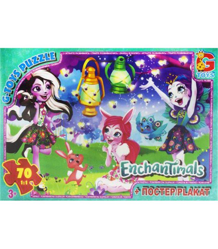 Пазли G-Toys із серії Enchantimals 70 ел. EA203 (MTT-120149)