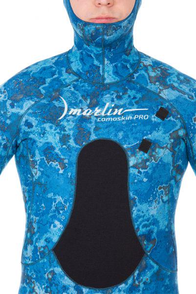 Гидрокостюм Marlin Camoskin Pro Ocean Blue 3 мм р. 58 - фото 7