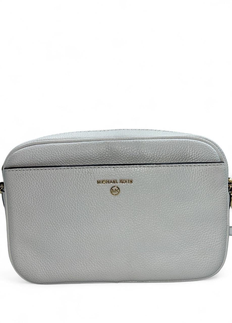 Жіноча сумка Michael Kors Jet Set Charm 32G9GT9C4L Optic White LG EW Camera XBody Leather Білий (2758635241)