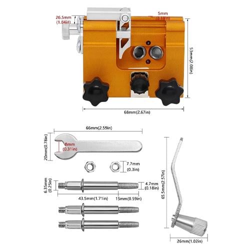 Верстат ручний для заточування ланцюгів бензопил механічний 3 надфіля (928190) - фото 5 Верстат ручний для заточування ланцюгів бензопил механічний 3 надфіля (928190) - фото 5