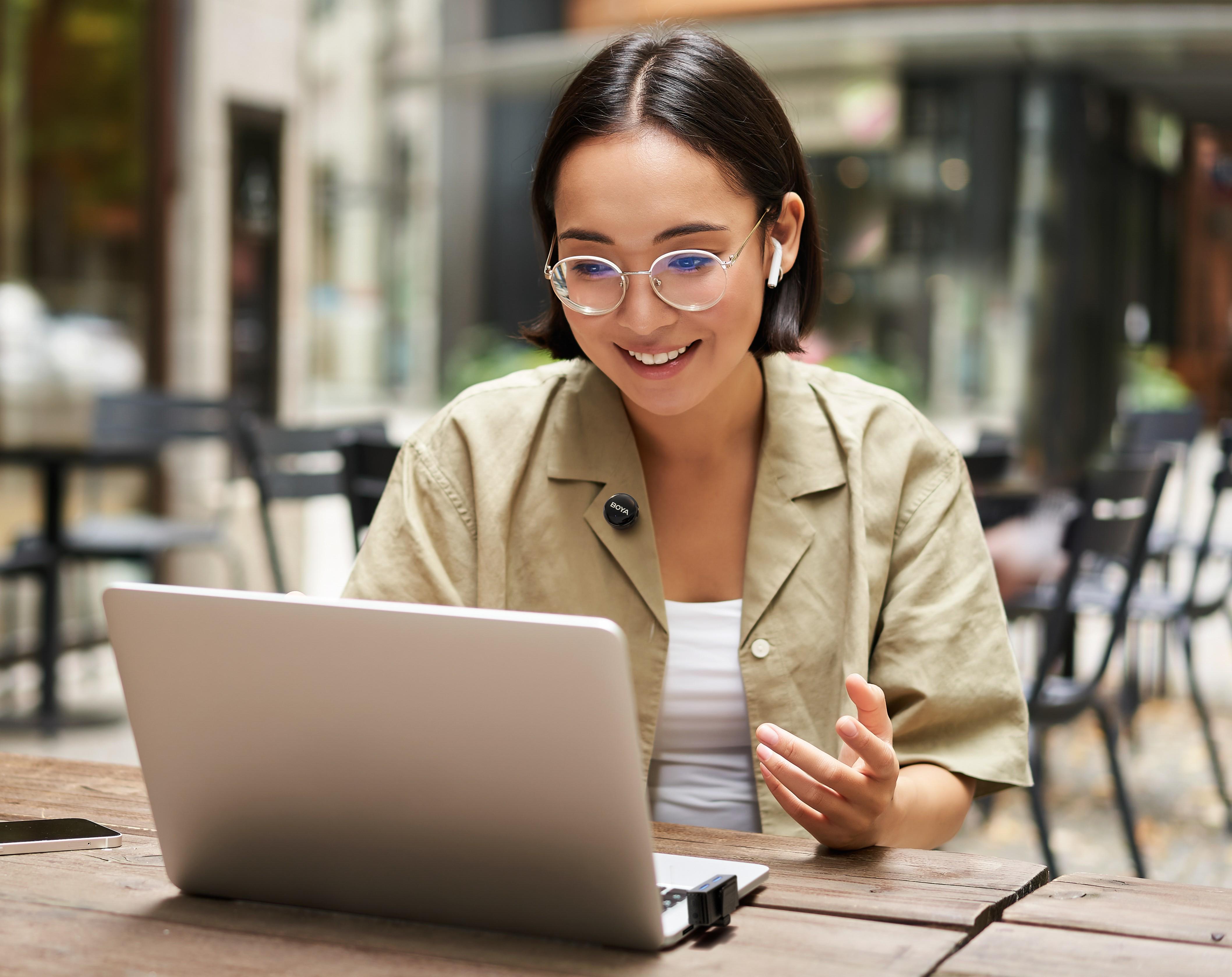 Микрофон петличный Boya LINK 3-04 2025 Lightning+Type-C+TRS 3,5 мм для iPhone/Android/видеокамеры профессиональный (50054) - фото 7