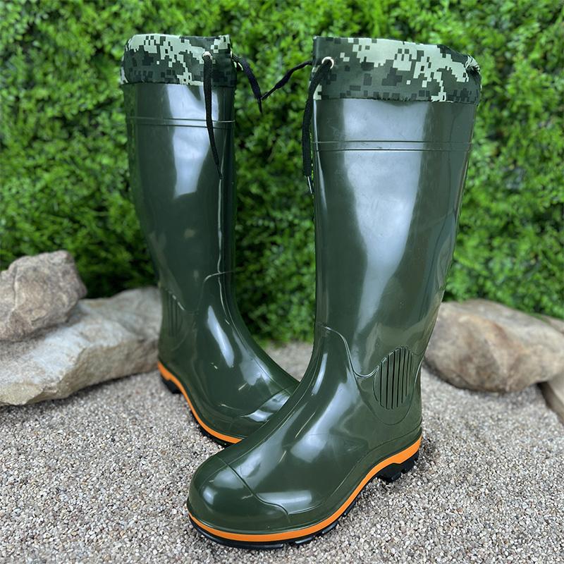 Чоботи гумові чоловічі VS-005050-10 29,3 см p. 45 Зелений (64708903) - фото 3