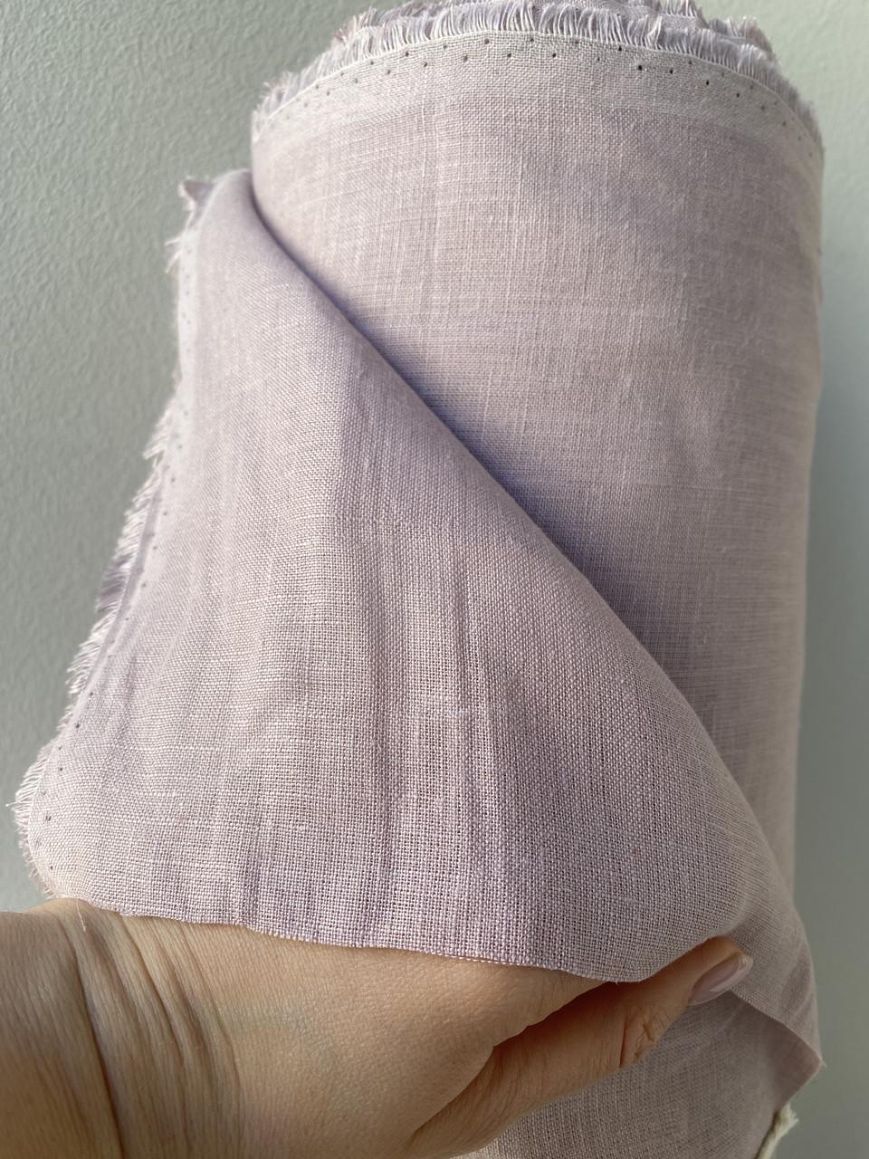 Ткань LINEN PLUS льняная 260 см 1725 Пудровый - фото 5 Ткань LINEN PLUS льняная 260 см 1725 Пудровый - фото 5