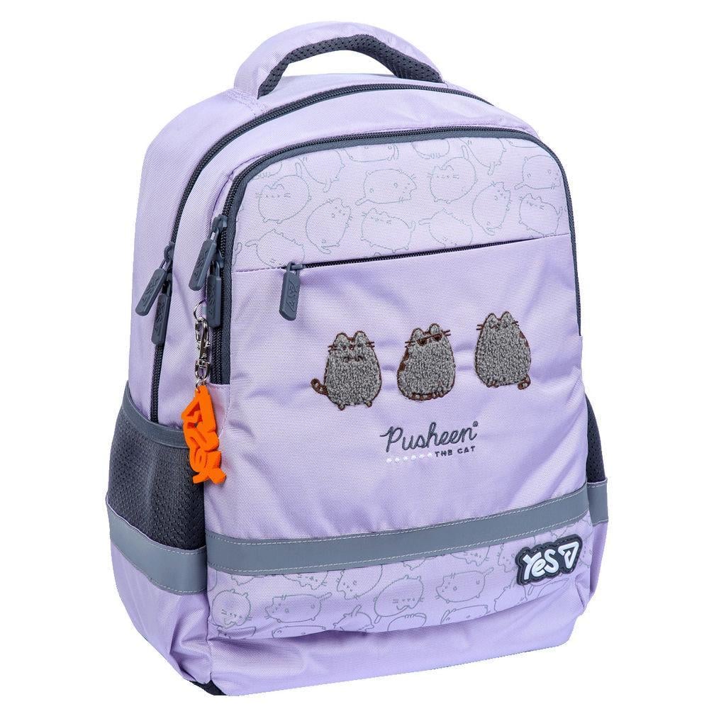 Рюкзак шкільний YES Ergo Pusheen Delicacy 37x28x15 см 15,5 л Фіолетовий (550272)
