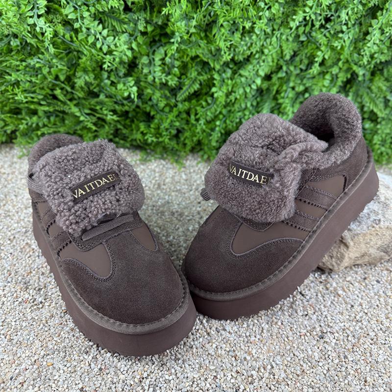 Кеди жіночі замшеві на шнурівці Е-0070981-3 p. 39 24-24,5 см Коричневий (117217762)