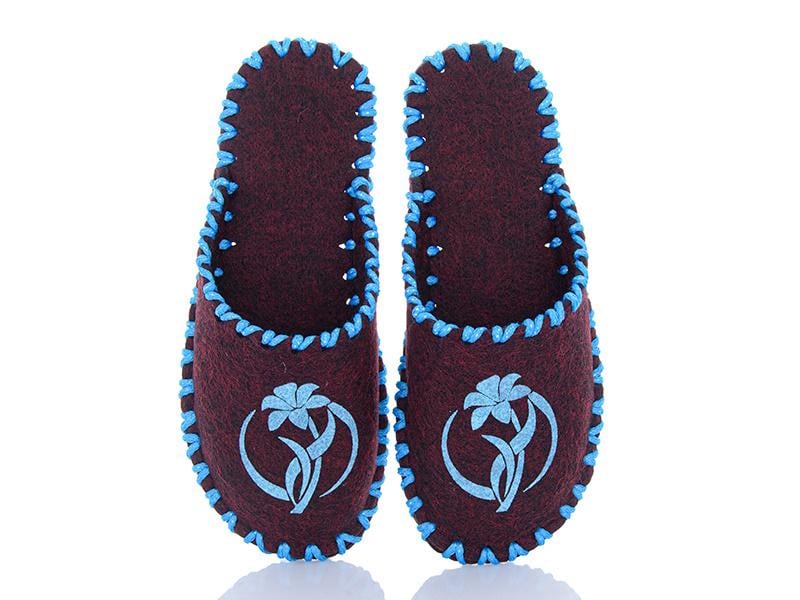 Тапочки фетровые женские VENDS 192 р. 36-37 Бордовый