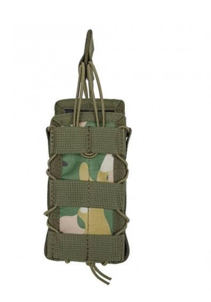 Подсумок под АК/РПК одинарный открытый Мультикам