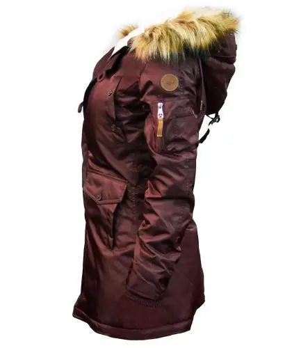 Парка Top Gun Miss Fitted Nylon N-3B Parka L Burgundy (TGJ1574BUL) - фото 3