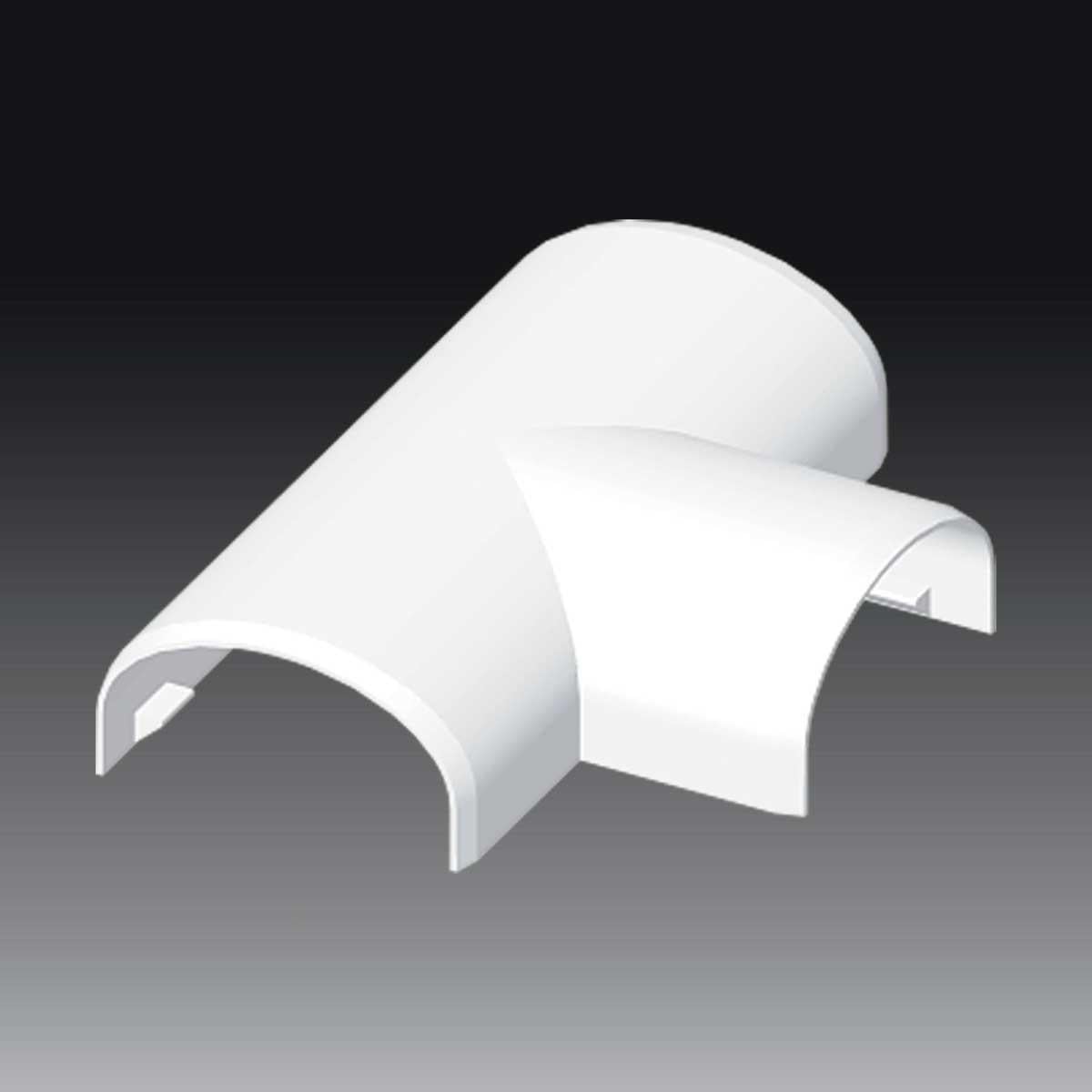 З'єднувач Т-подібний KOPOS Елегант для короба LE 40x19 мм ПВХ Білий (8754_HB)