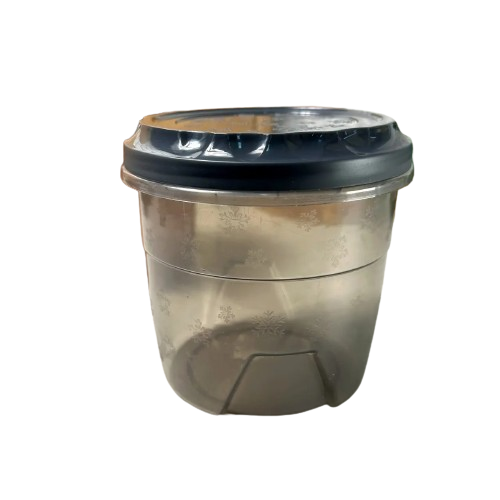 Контейнер пищевой с резьбой Мокко 1 л Черный - фото 2