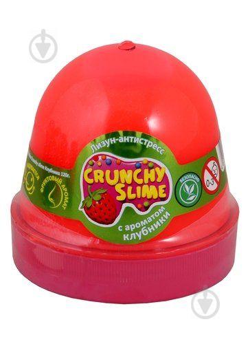 Лизун-антистресс MiC Crunchy Slime Клубника 120 г (80087)