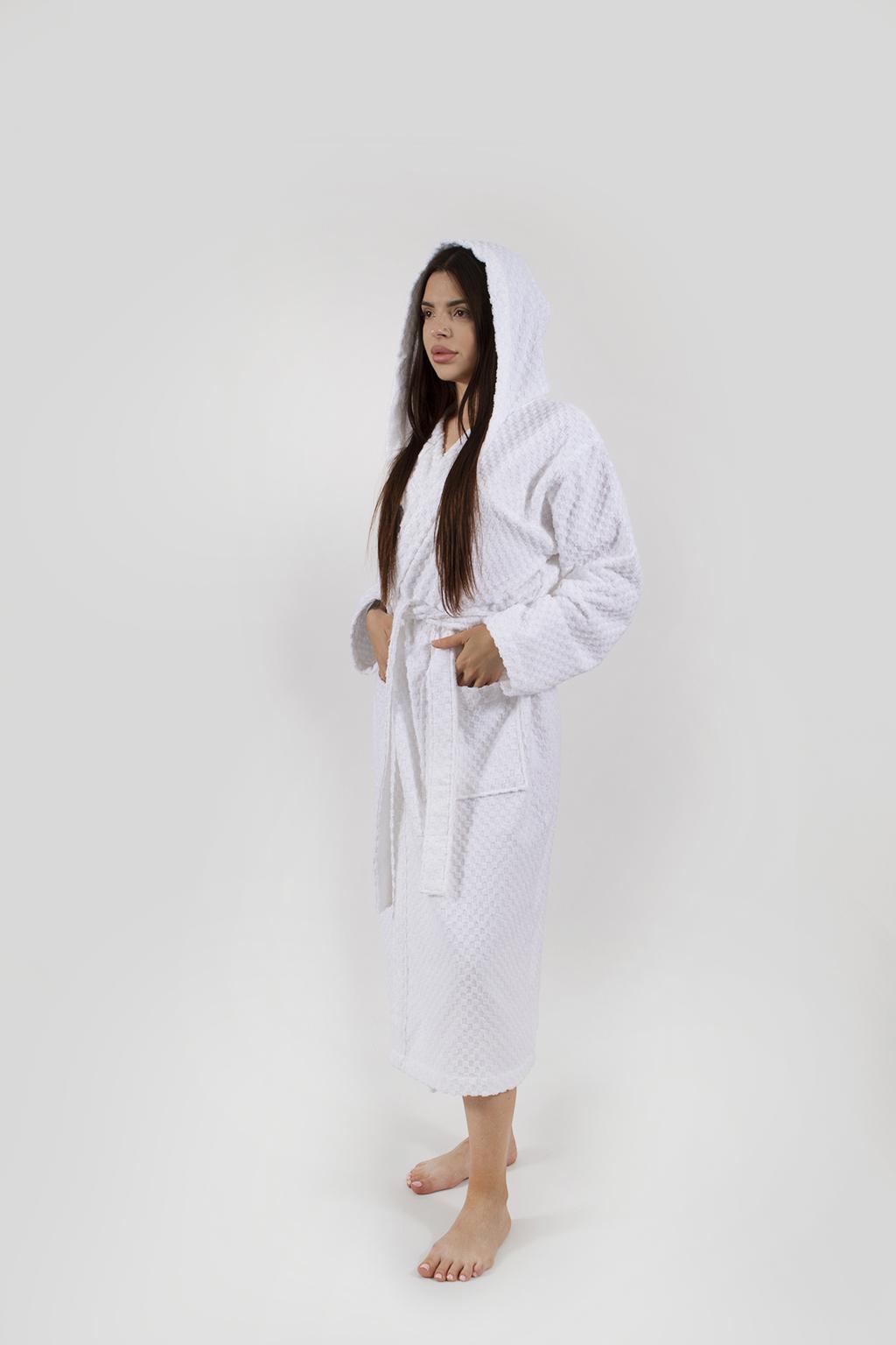 Халат Lotus Home Larna S/M Білий (svt-2000022345958) - фото 5 Халат Lotus Home Larna S/M Білий (svt-2000022345958) - фото 5