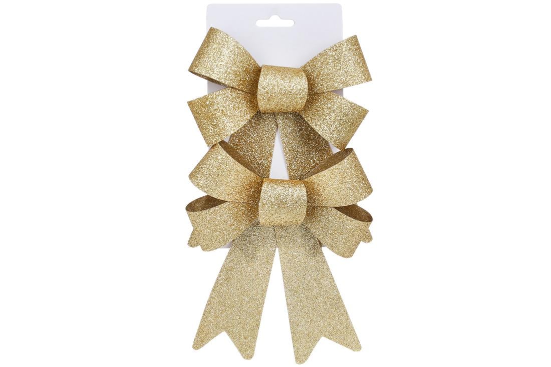 Новорічна підвіска BonaDi Бант 2 шт. (821-213)