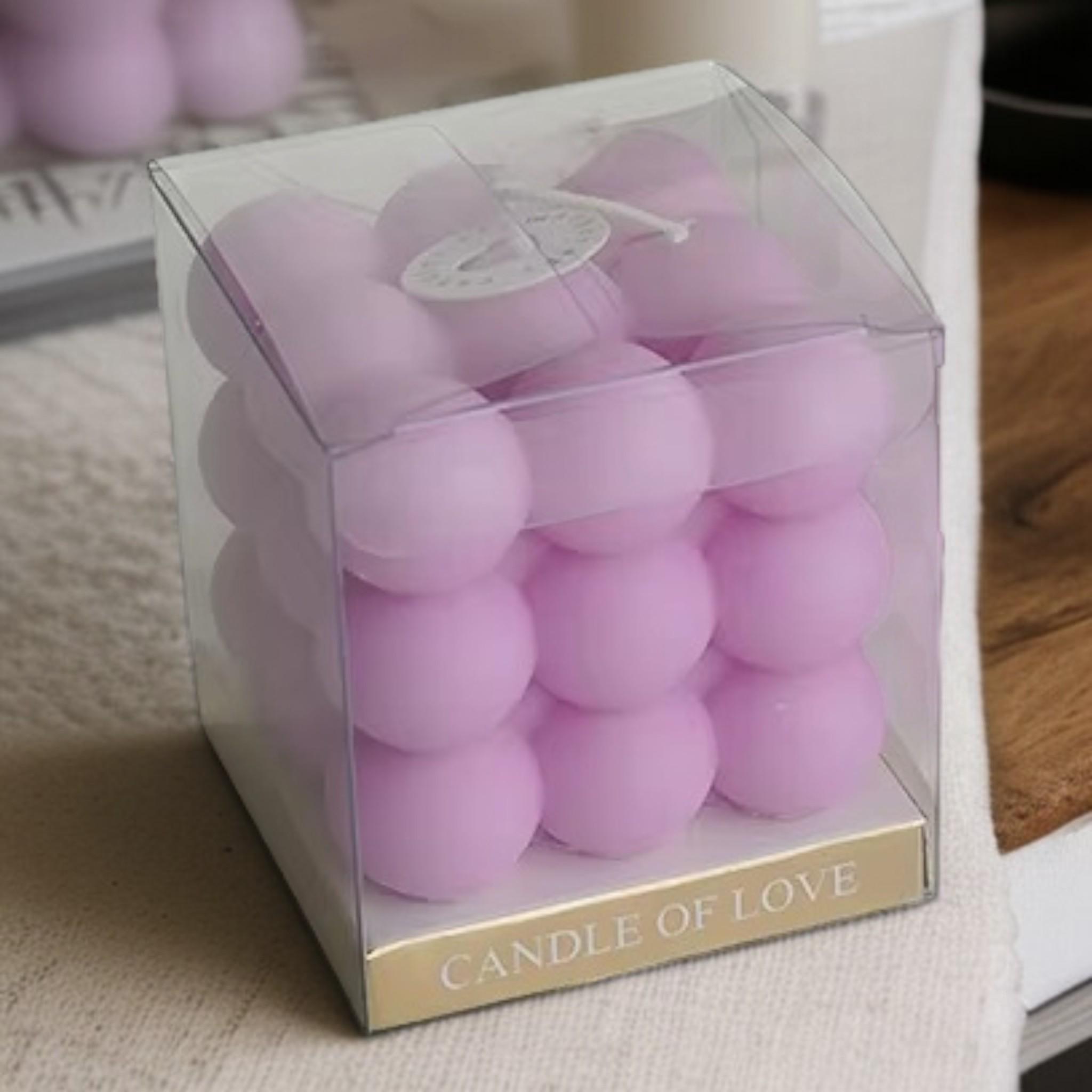 Свічка Du Song бульбашково-кубічна Яскраво-фіолетовий (00023) - фото 2 Свічка Du Song бульбашково-кубічна Яскраво-фіолетовий (00023) - фото 2