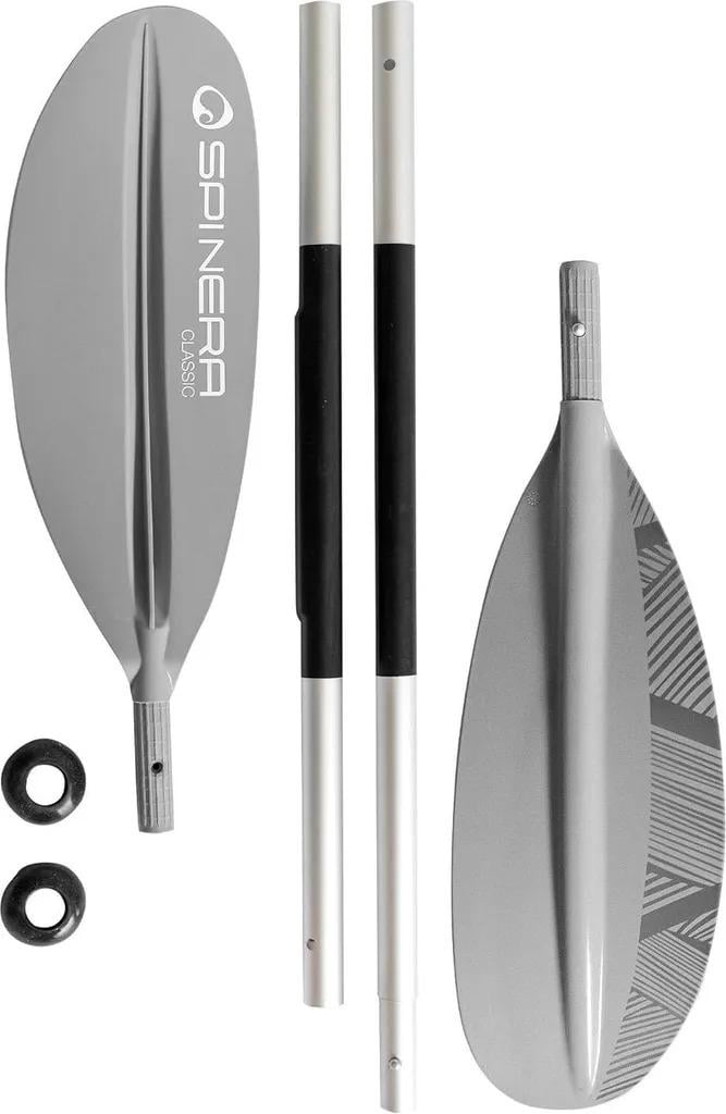 Весло для каяка Spinera classic 4 секции 230 см алюминиевое Серый (28)