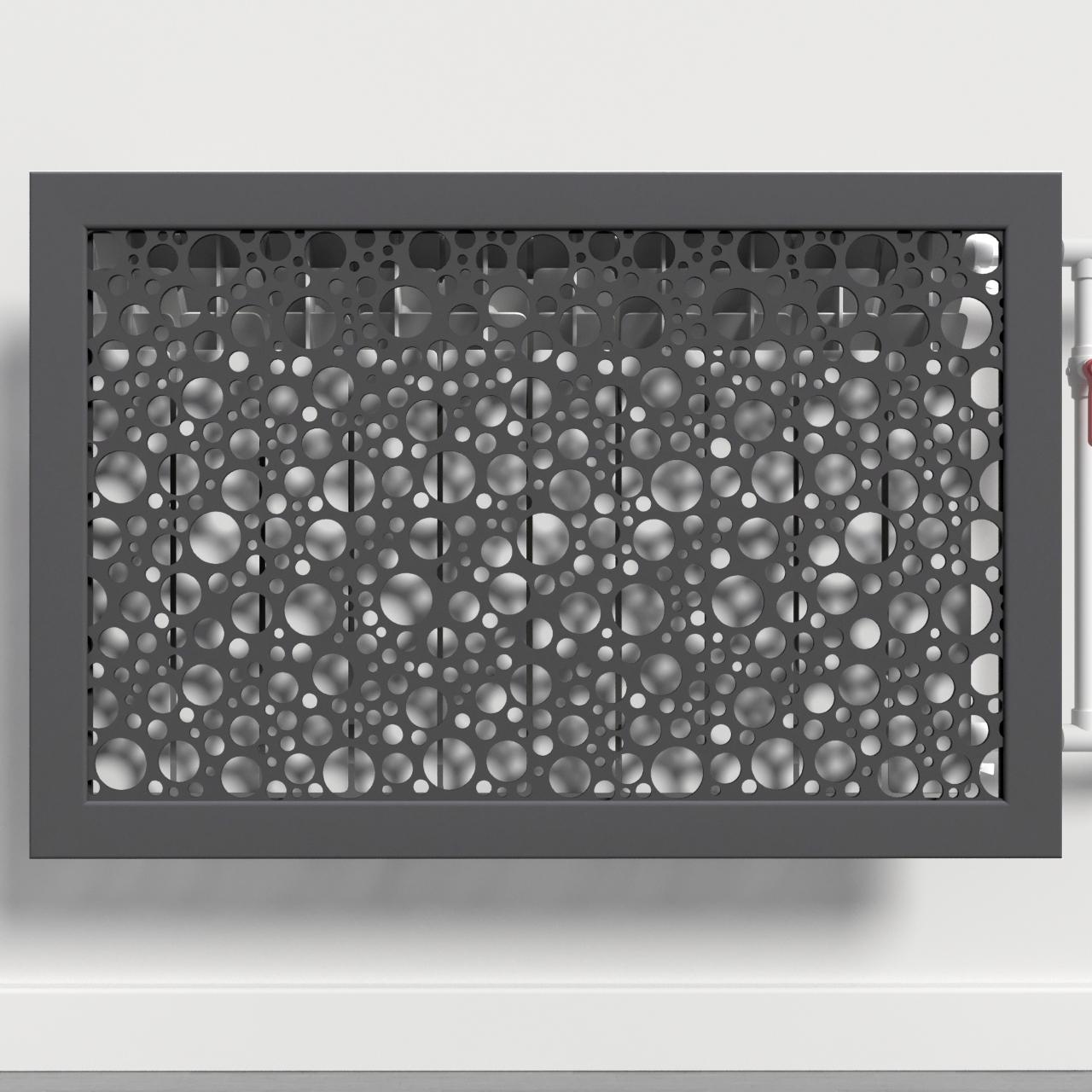 Решетка-экран на батарею SMARTWOOD 900 мм Графит (R20433106)