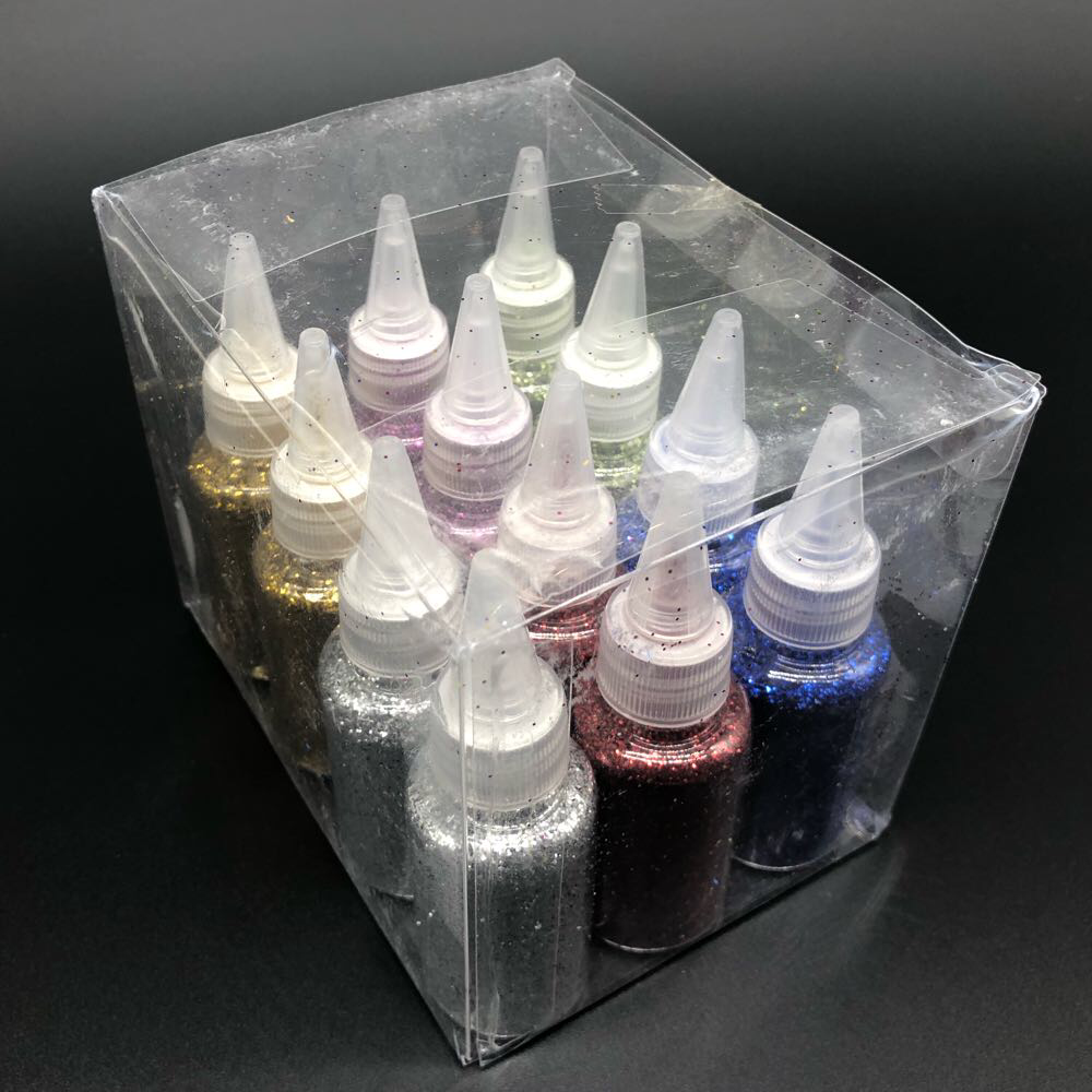 Набор декоративных блесток глиттер в баночках 25 г 12 шт. Разноцветный (BL-017) Набор декоративных блесток глиттер в баночках 25 г 12 шт. Разноцветный (BL-017)