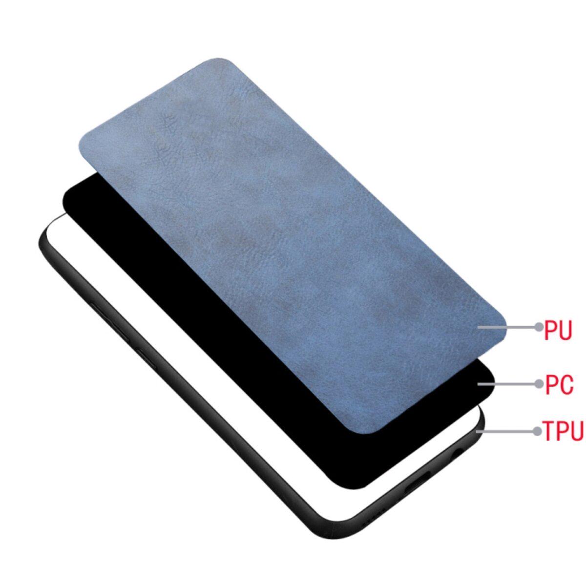Протиударний чохол для Realme C55 Cosmiс Leather Case Blue - фото 3 Протиударний чохол для Realme C55 Cosmiс Leather Case Blue - фото 3