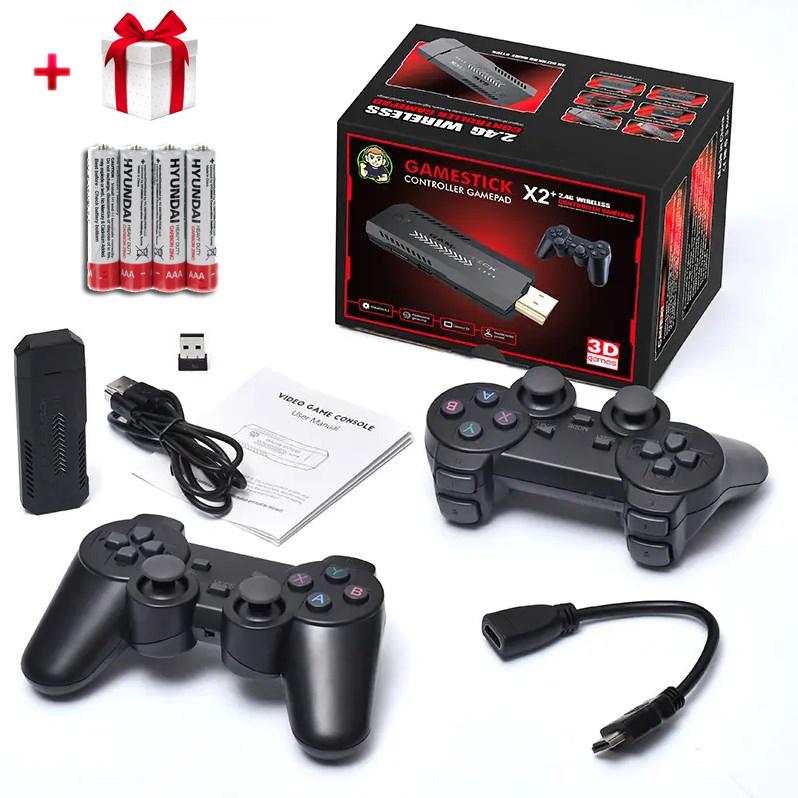 Ігрова консоль X2 Plus Pro HD 256Gb 58000+ ігор 2 бездротові джойстики з батарейками (15071) - фото 2 Ігрова консоль X2 Plus Pro HD 256Gb 58000+ ігор 2 бездротові джойстики з батарейками (15071) - фото 2