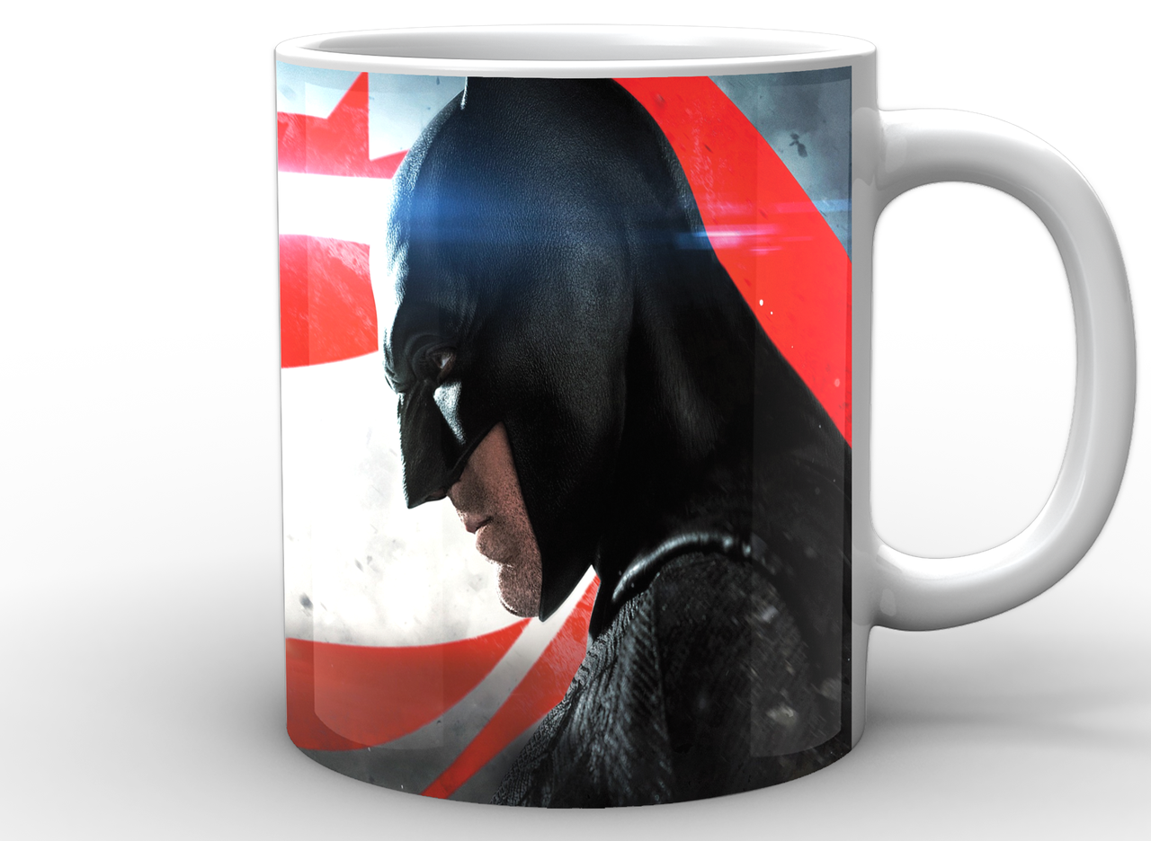 Чашка Gee! Бэтмен Batman Бэтмен супермен и бэтмен BM.02.039 Белый