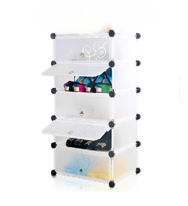 Шафа для взуття 30005 37x37x90 см Білий (45015-15934_707)