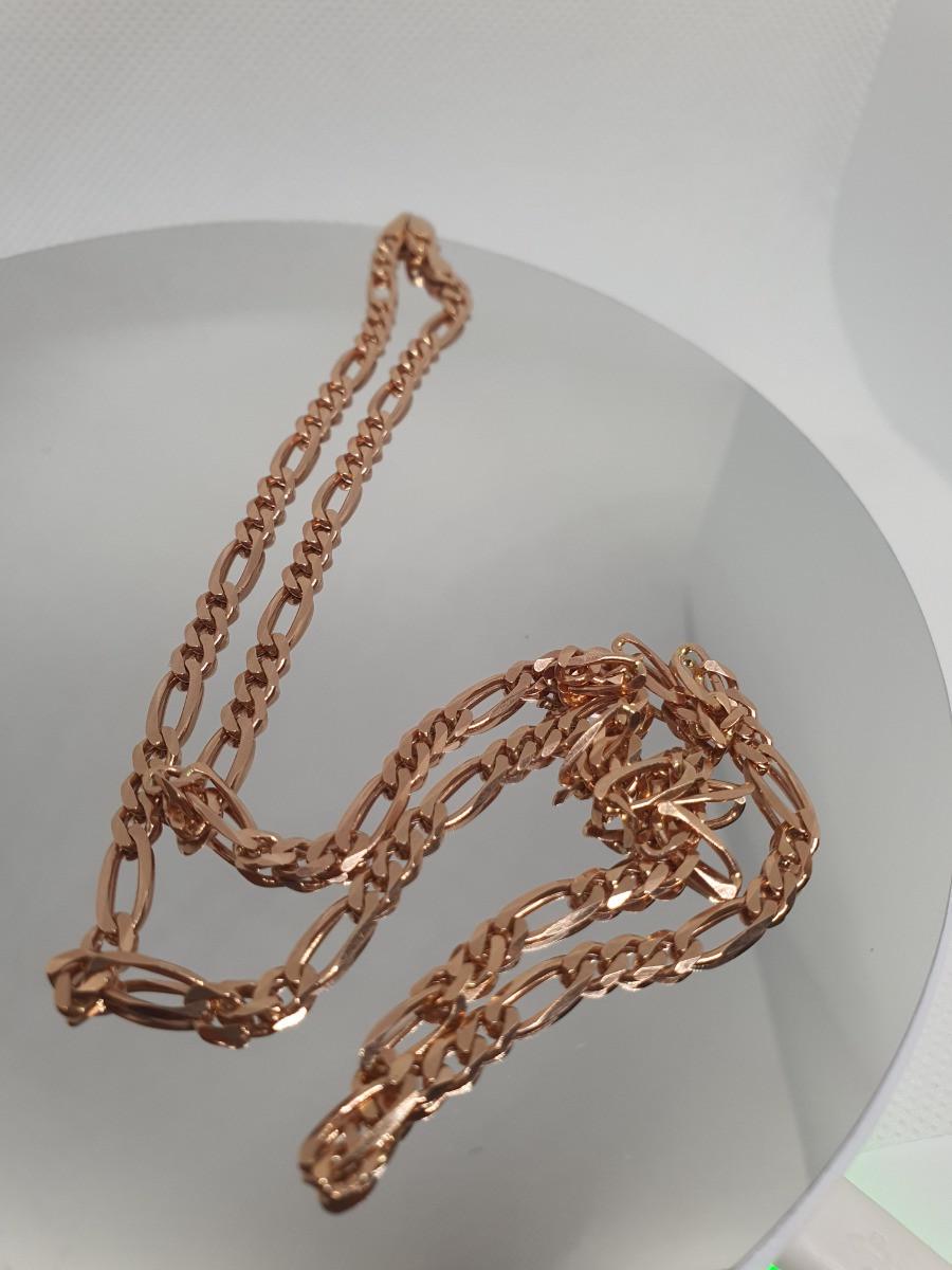 Цепочка Серебряный Фигаро позолота фп-100 55 см 925 проба (26943210)