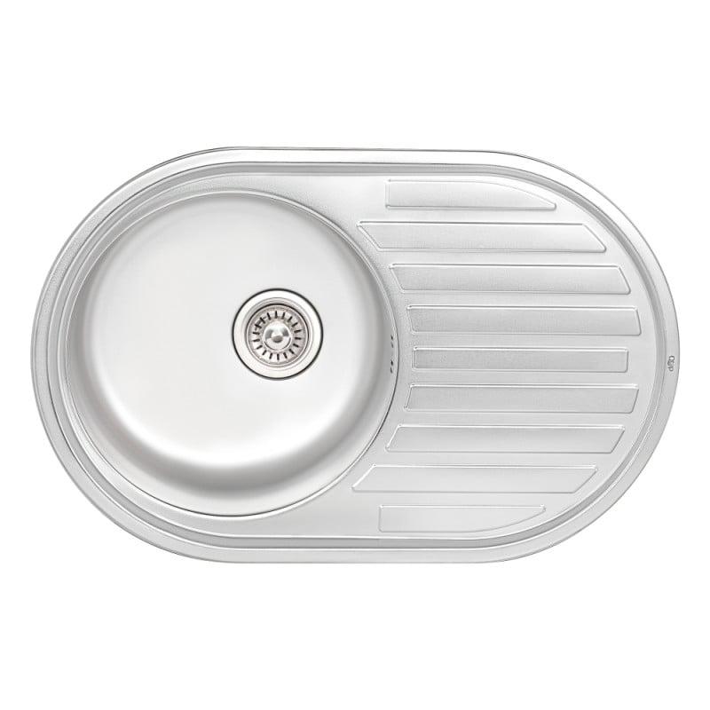 Мойка кухонная Q-tap 7750 Satin 0,8 мм (QT7750SAT08)