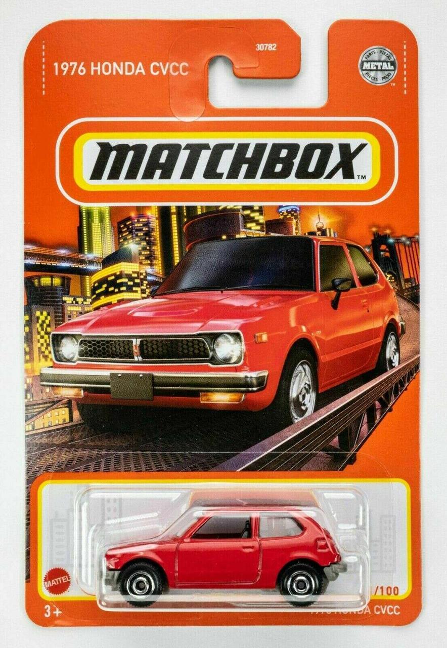 Игрушечная машинка Matchbox 1976 Honda CVCC 2022 MBX Metro №22 (HFP54)