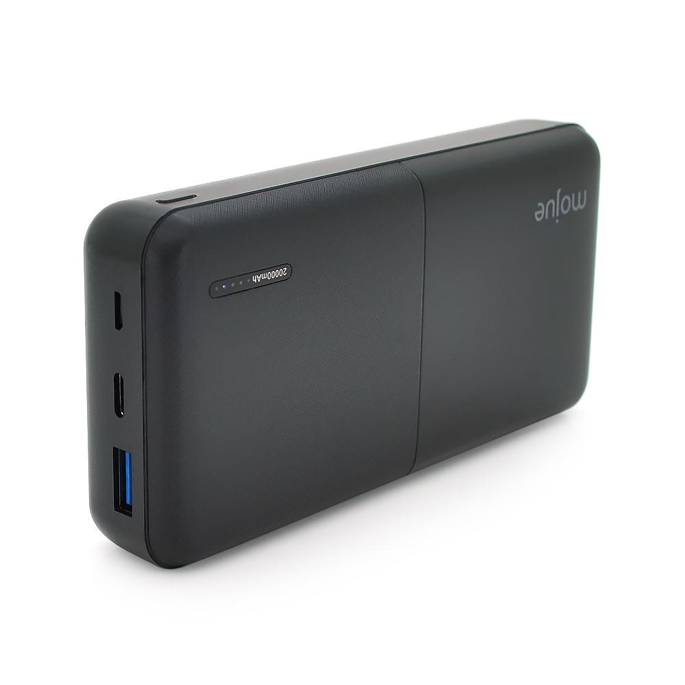 Повербанк Ttec Mojue 20000 mAh USB/Type-C/microUSB 20W Black (YUT_V6380)