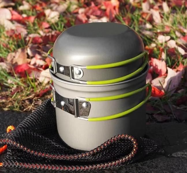 Набір туристичного посуду для походів металевий (AWN-00150) - фото 2 Набір туристичного посуду для походів металевий (AWN-00150) - фото 2