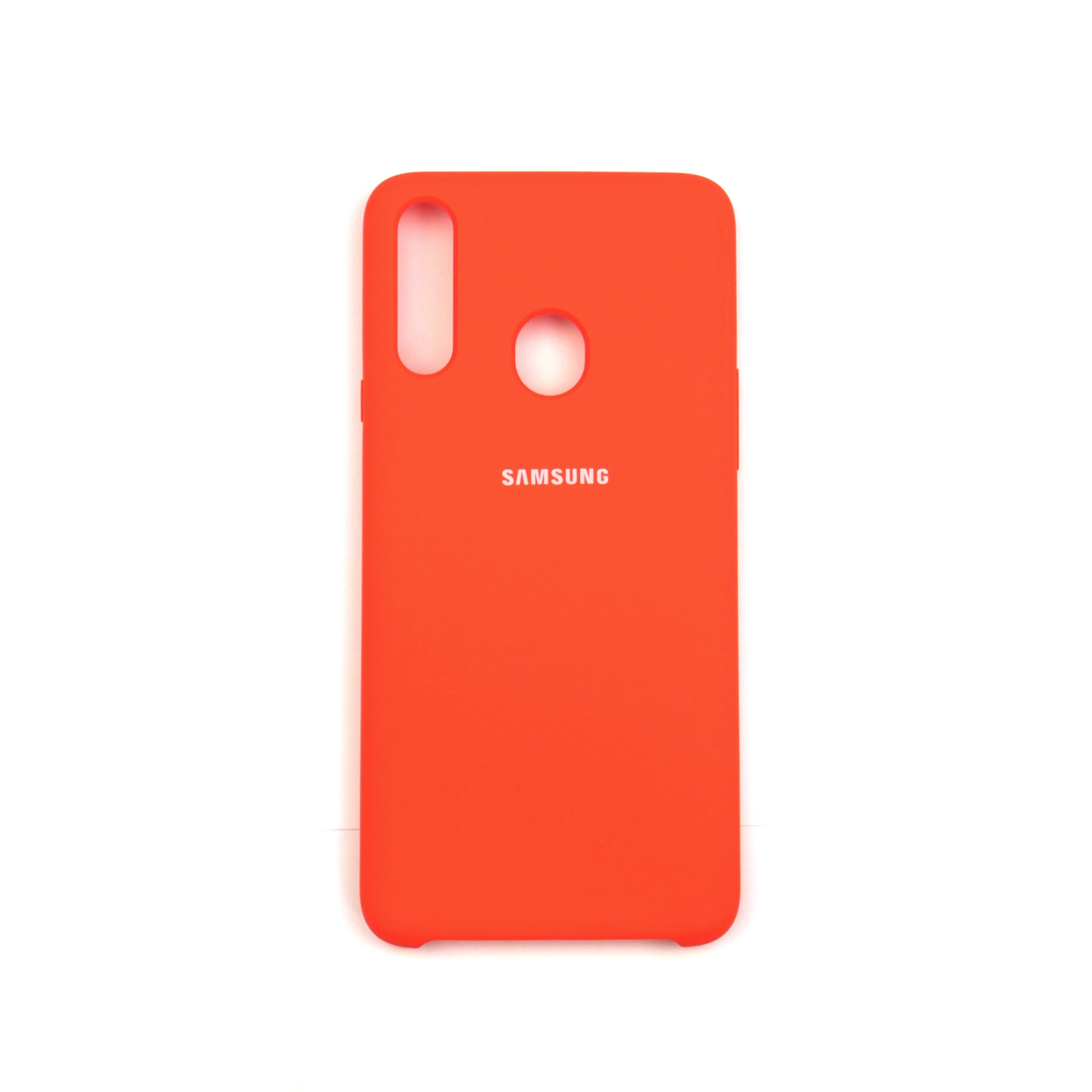 Чехол Jelly Silicone Case Samsung A20S Orange (13)