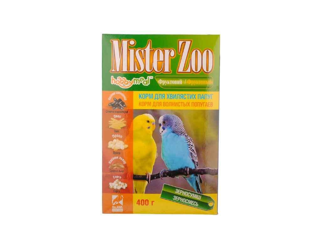 Корм для хвилястих папуг O.L.KAR Містер ZOO фруктовий 400 г (167941)