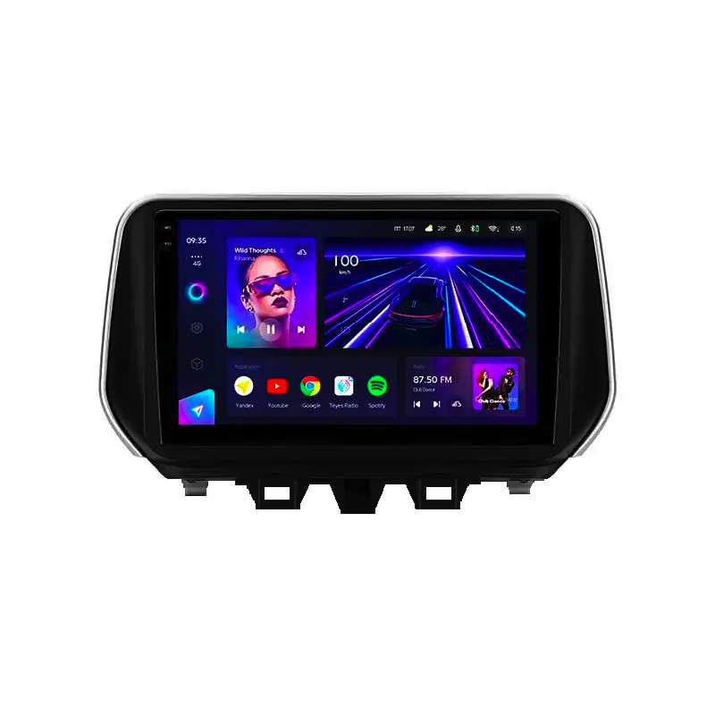 Автомагнитола штатная Teyes для Hyundai Santa Fe 4 2018-2020 Android СС3 2K 6/128G 360°