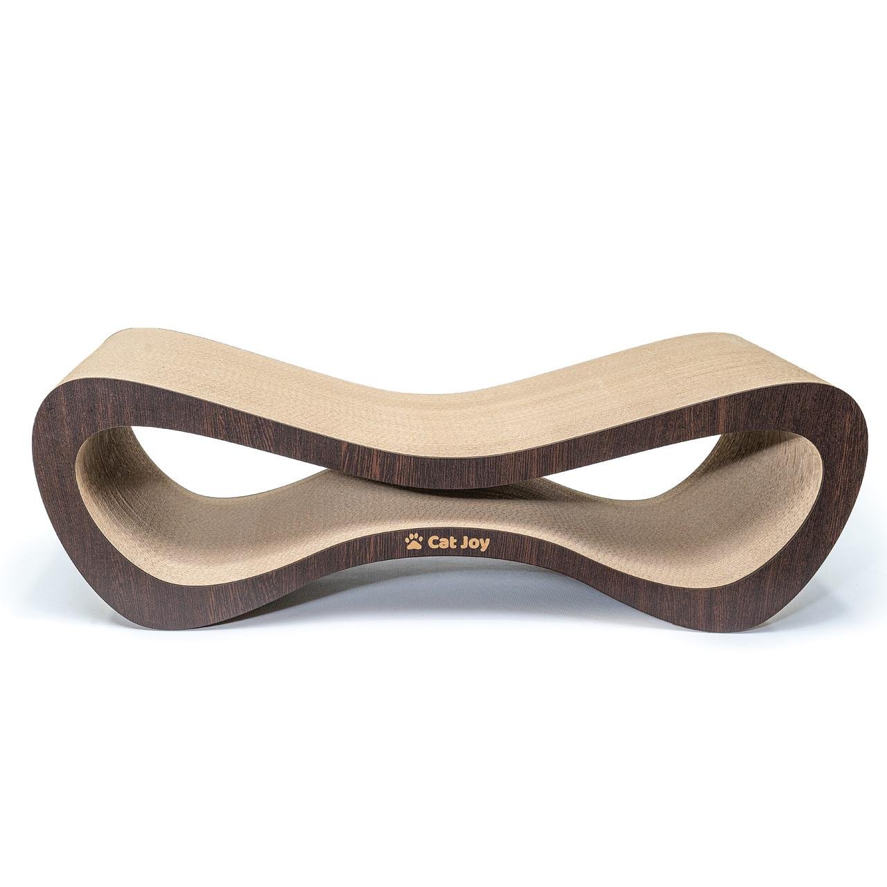 Когтеточка-лежанка Cat Joy для кошек с деревянным фасадом 70х22х29 см (1857990267)