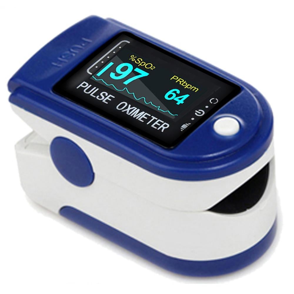 Пульсоксиметр на палець пульсометр Finger Pulse Oximeter AB 88 183296