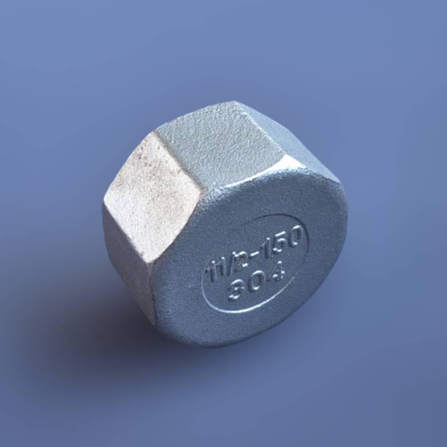 Заглушка восьмигранна DN40 BSPP н/ж сталь AISI304 Class-150 внутрішня різьба 1-1/2" (29203093) - фото 2 Заглушка восьмигранна DN40 BSPP н/ж сталь AISI304 Class-150 внутрішня різьба 1-1/2" (29203093) - фото 2