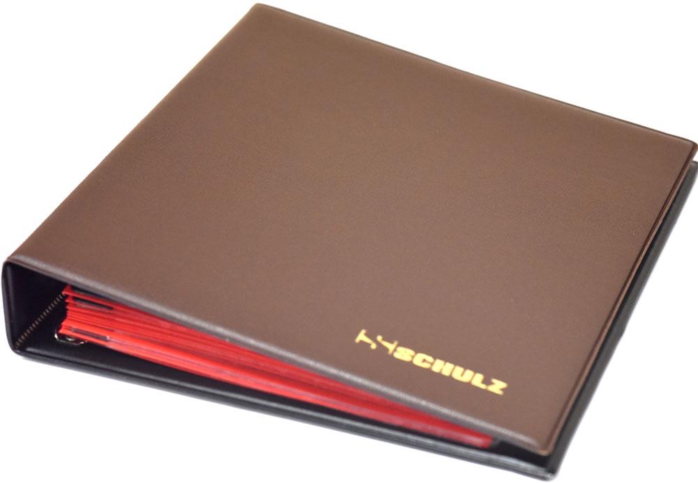 Альбом Schulz для 221 монеты Кофейный (А09971)