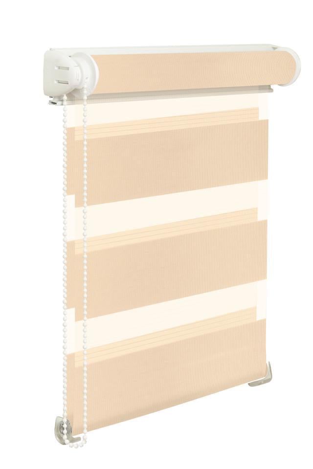 Ролета тканинна NewTex День-Ніч 50х165 см Персиковий (206)